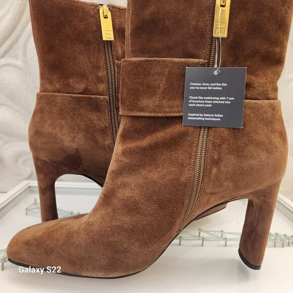 Sarto by Franco Sarto "Flexa" Elia O-Ring Suede Leather Booties. NIB. Size 11 - Picture 6 of 13